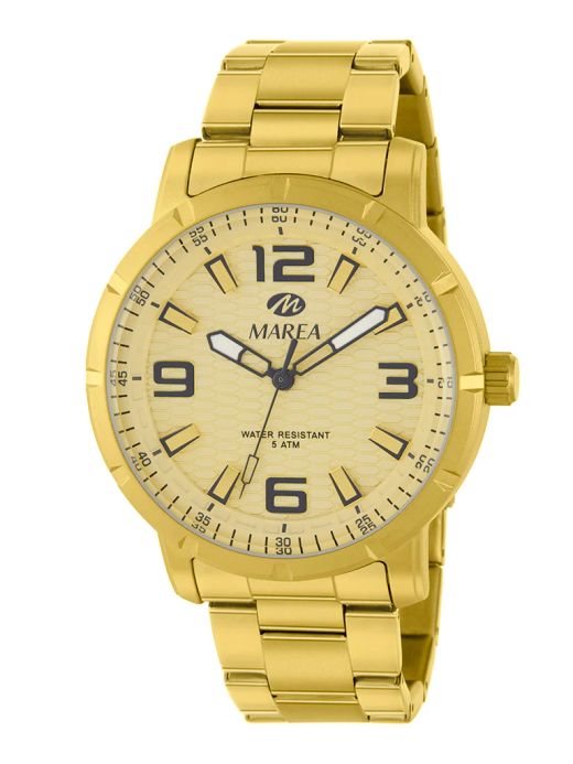 Reloj Marea Hombre B54312/4 Acero Dorado Analógico