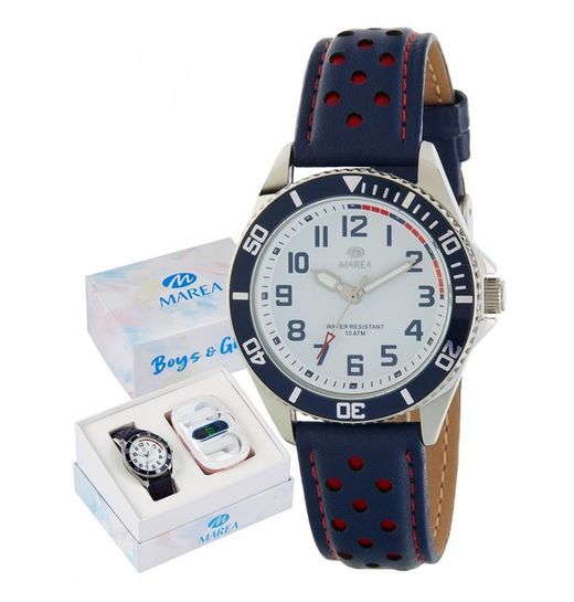 Marea Kinderuhr B41362/1 Kommunion und Bluetooth-Kopfhörer