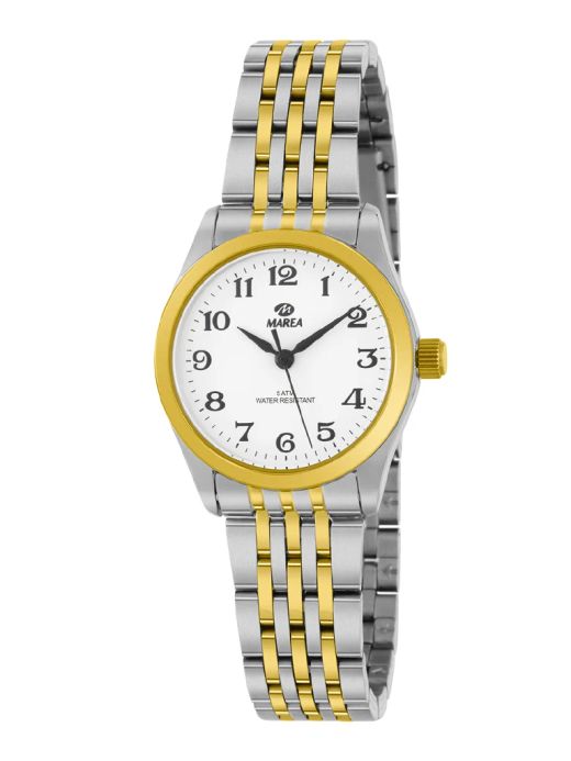 Reloj Marea Mujer B21201/2 Acero Bicolor Dorado Analógico