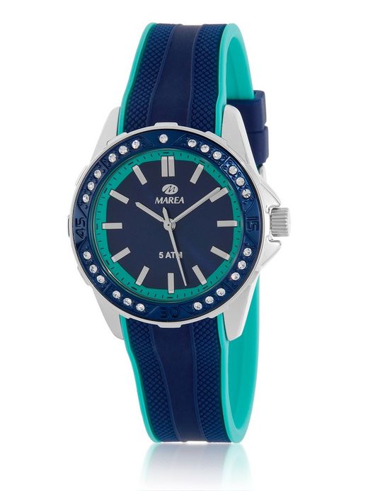 Marea Women's Watch B35365/4 Sport Blue Bicolor Turquoise