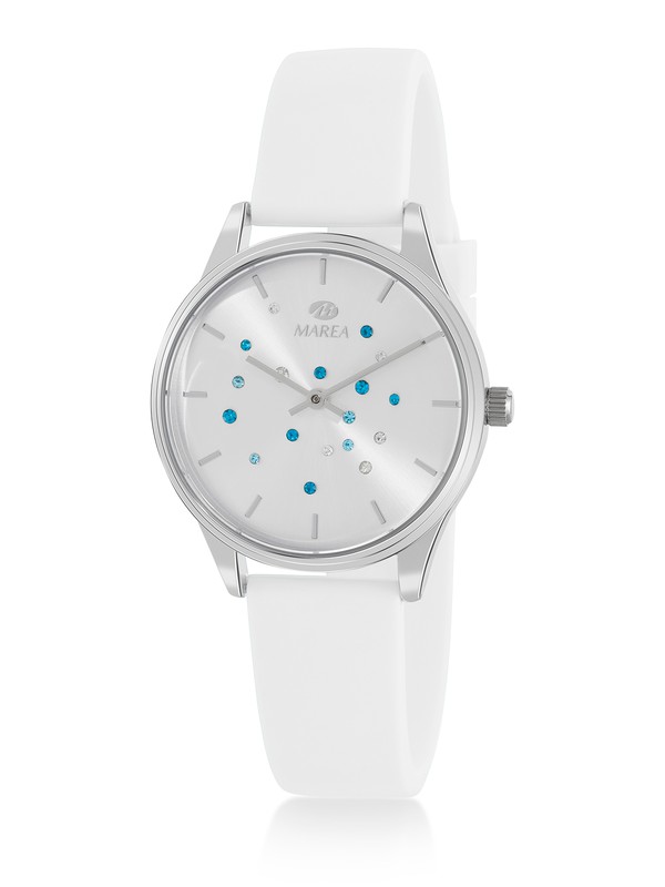 Reloj Marea de Mujer. Modelo B42135/04. Esfera redonda de color blanco