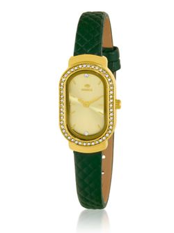 Reloj Marea Mujer B41454/6 Piel Verde Acero Dorado Analógico