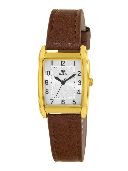 Reloj Marea Mujer B41464/4 Piel Marrón Acero Dorado Analógico