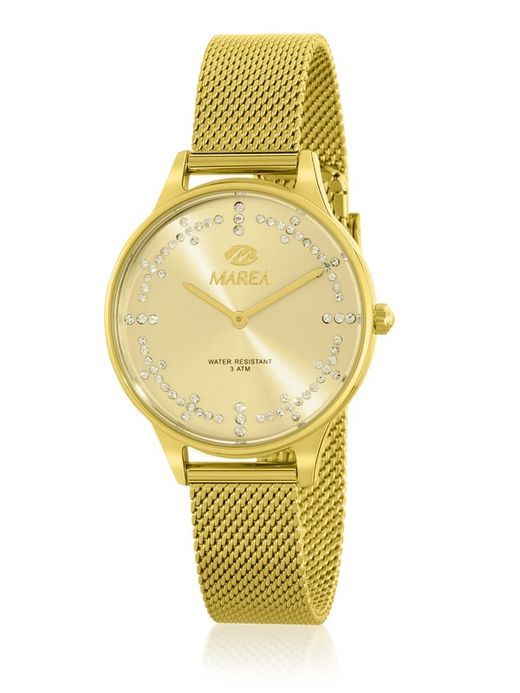 Relógio feminino Marea B54233/7 ouro