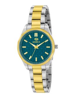 Marea Women's Watch B54291/3 Two-Tone Gold Steel Analog