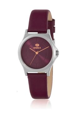 Reloj Marea Mujer B54294/1 Piel Morada Acero Analógico