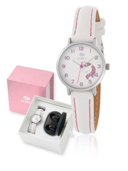 Reloj Marea Niña B41304/2 Unicornio Fucsia Auriculares Bluetooth Negros Pack Comunión