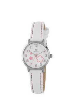 Reloj Marea Niña B41436/1 Piel Blanca Acero Analógico