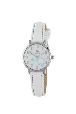 Reloj Marea Niña B41436/2 Piel Blanca Acero Analógico