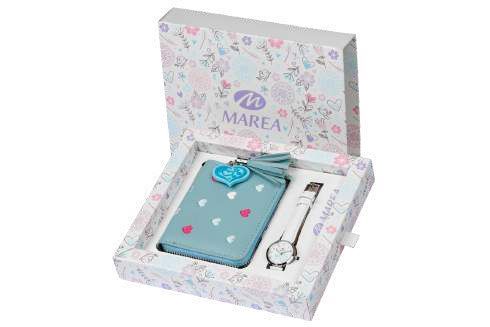 Reloj Marea Niña B41436/2 Piel Blanca Acero Analógico