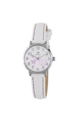 Reloj Marea Niña B41436/3 Piel Blanca Acero Analógico