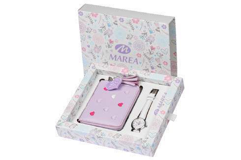 Reloj Marea Niña B41436/3 Piel Blanca Acero Analógico