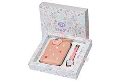 Reloj Marea Niña B41436/4 Piel Rosada Acero Analógico