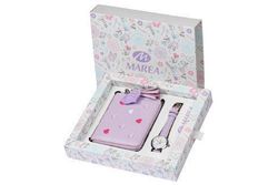 Reloj Marea Niña B41436/6 Piel Morada Acero Analógico