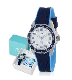 Reloj Marea Nińo B35361/10 Sport Azul Bicolor Celeste + Earphones