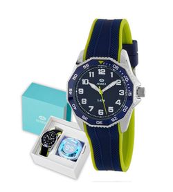 Reloj Marea Nińo B35361/11 Sport Azul Bicolor Verde + Earphones