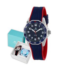 Reloj Marea Nińo B35361/12 Sport Azul Bicolor Rojo + Earphones