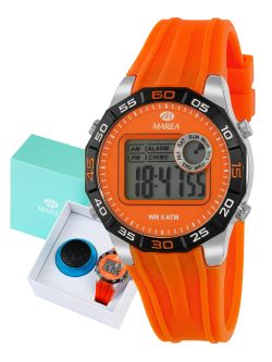 Marea Kids Watch B35383/6 Sports Orange Steel Digital