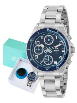 Marea Children's Watch B41431/3 Steel Analog Chronograph
