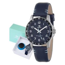 Marea Children's Watch B41432/2 Blue Leather Steel Analog