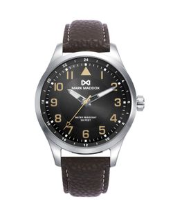Reloj Mark Maddox Hombre HC0128-14 Piel Marrón