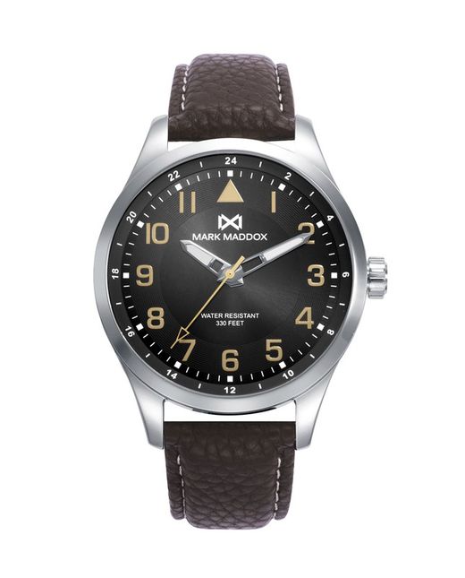 Mark Maddox Men's Watch HC0128-14 Brown Leather