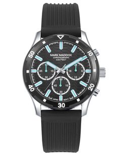 Reloj Mark Maddox Hombre HC0131-56 Sport Negro Cronógrafo Acero Analógico
