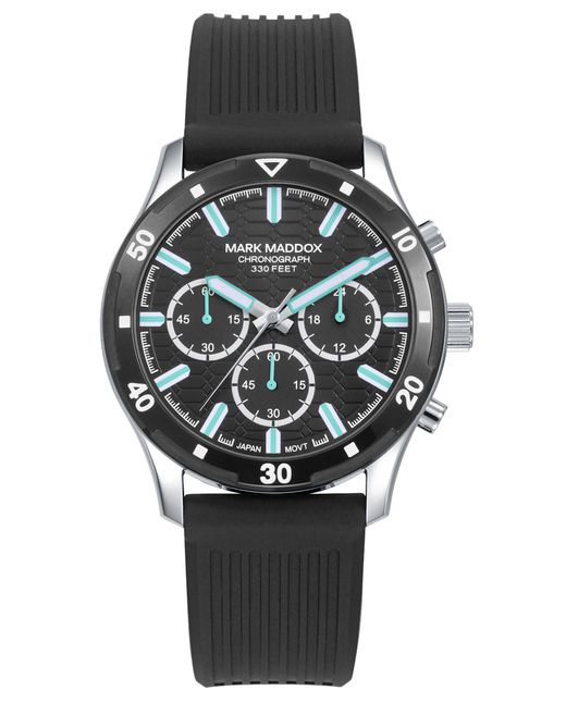 Reloj Mark Maddox Hombre HC0131-56 Sport Negro Cronógrafo Acero Analógico