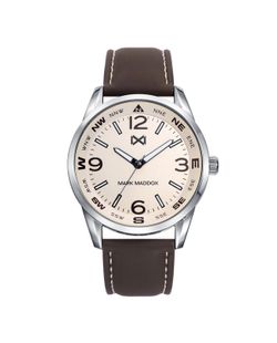 Reloj Mark Maddox Hombre HC7143-24 Piel Marrón