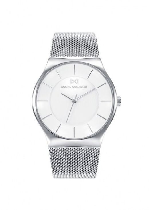 Mark Maddox Men's Watch HM0012-19 Steel Mesh Mat