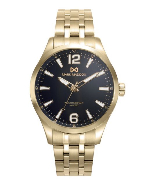 Mark Maddox Men's Watch HM0148-53 Gold