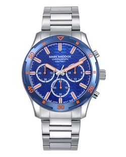 Reloj Mark Maddox Hombre HM0155-36 Cronógrafo Acero Analógico