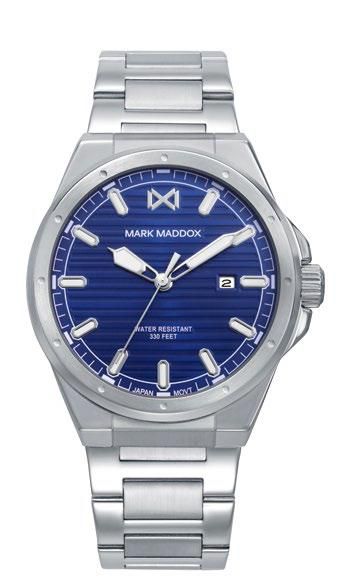 Reloj Mark Maddox Hombre HM0158-37 Acero Analógico