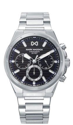 Reloj Mark Maddox Hombre HM0159-57 Cronógrafo Acero Analógico