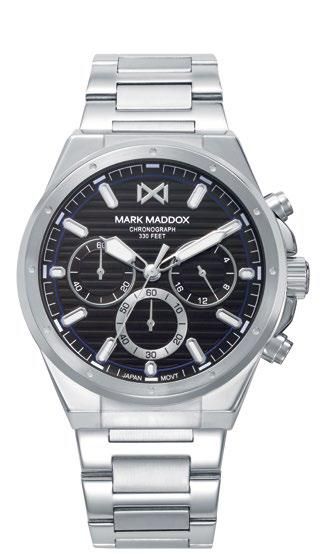 Reloj Mark Maddox Hombre HM0159-57 Cronógrafo Acero Analógico