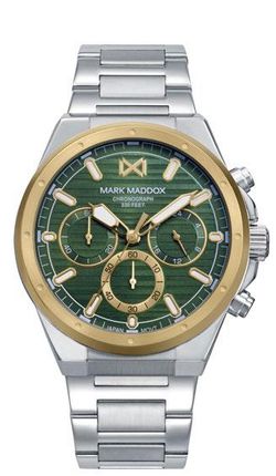 Reloj Mark Maddox Hombre HM0159-67 Cronógrafo Acero Analógico