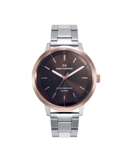 Mark Maddox Men's Watch HM1013-47 Bicolor Steel Pink