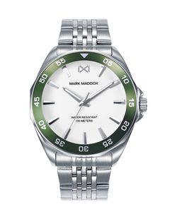 Reloj Mark Maddox Hombre HM1022-07 Acero Plateado Analógico