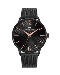 Reloj Mark Maddox Hombre HM1025-55 Acero Negro Analógico