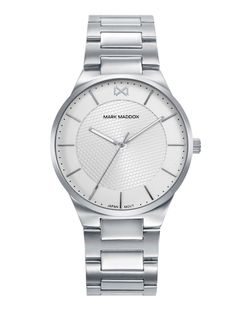Reloj Mark Maddox Hombre HM1028-07 Acero Plateado Analógico
