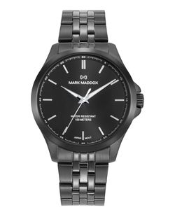 Reloj Mark Maddox Hombre HM1031-57 Acero Negro Analógico