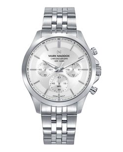 Reloj Mark Maddox Hombre HM1032-07 Cronógrafo Acero Analógico