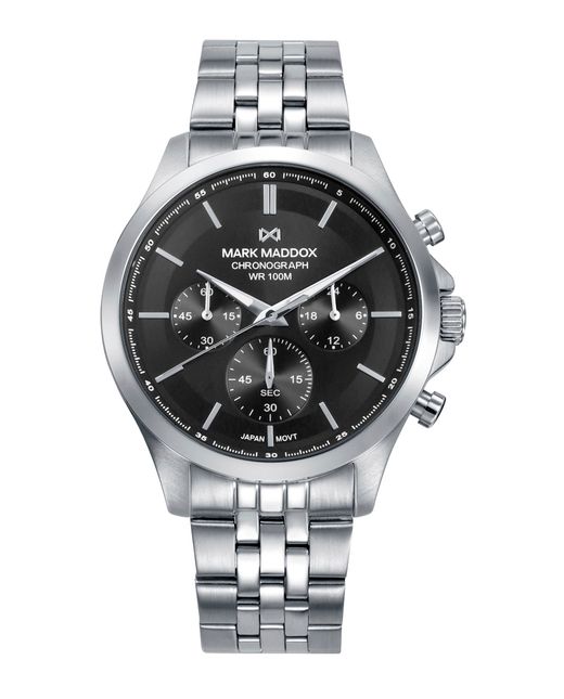 Reloj Mark Maddox Hombre HM1032-57 Cronógrafo Acero Analógico