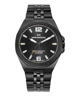 Reloj Mark Maddox Hombre HM1033-55 Acero Negro Analógico