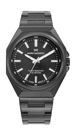 Reloj Mark Maddox Hombre HM1037-57 Acero Negro Analógico
