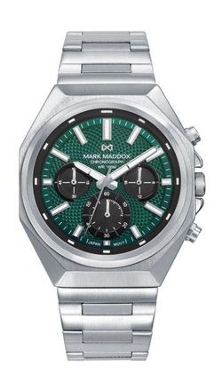 Reloj Mark Maddox Hombre HM1038-67 Cronógrafo Acero Analógico