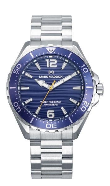 Reloj Mark Maddox Hombre HM1039-35 Acero Analógico
