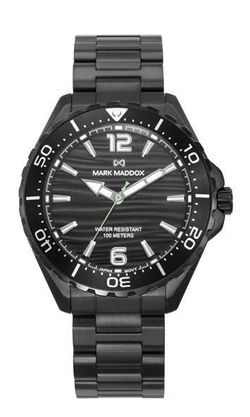 Reloj Mark Maddox Hombre HM1039-55 Acero Negro Analógico