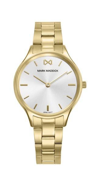Reloj Mark Maddox Mujer MM0148-87 Acero Dorado Analógico