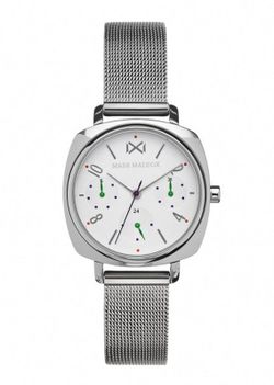 Relógio feminino Mark Maddox MM0100-15 Tapete de malha de aço